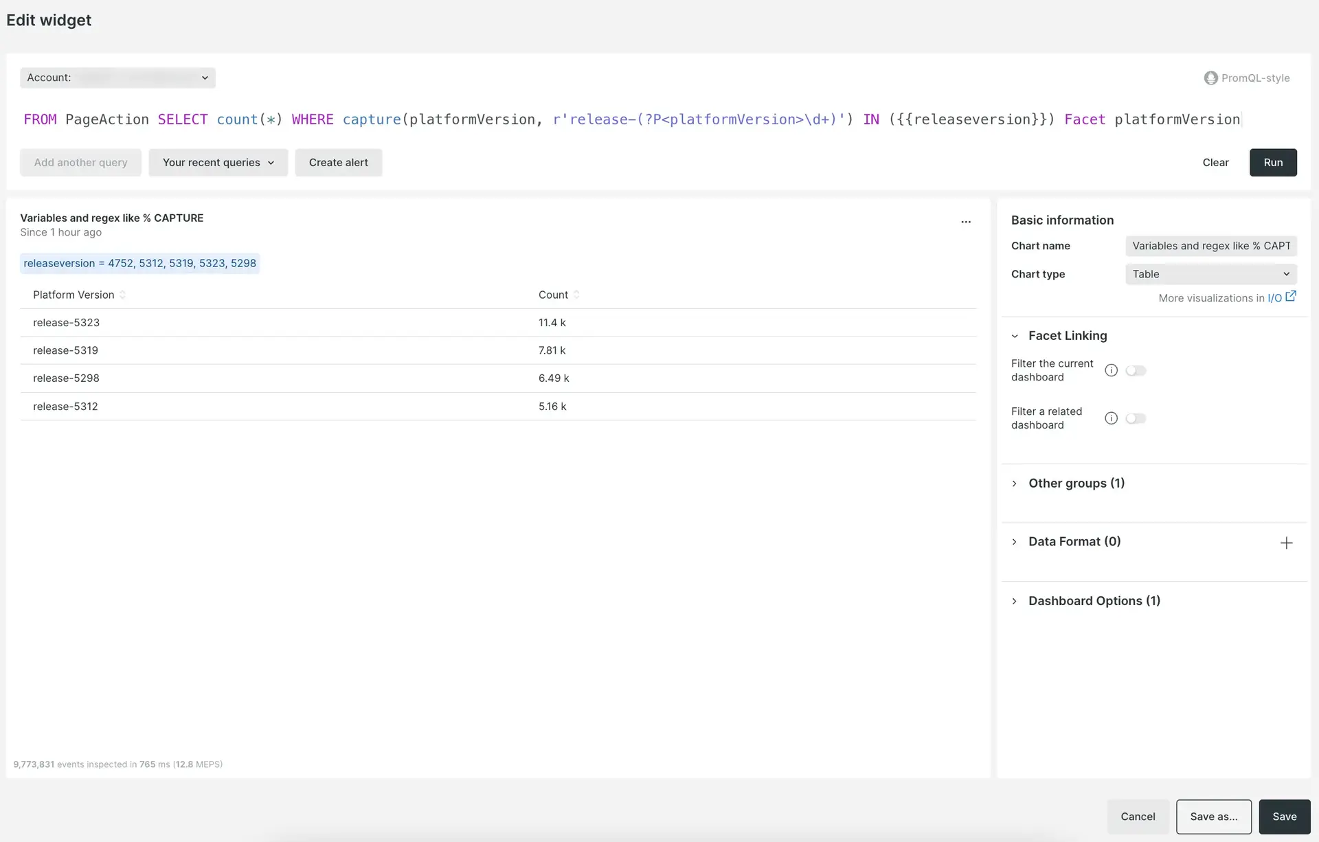 Creating the widget