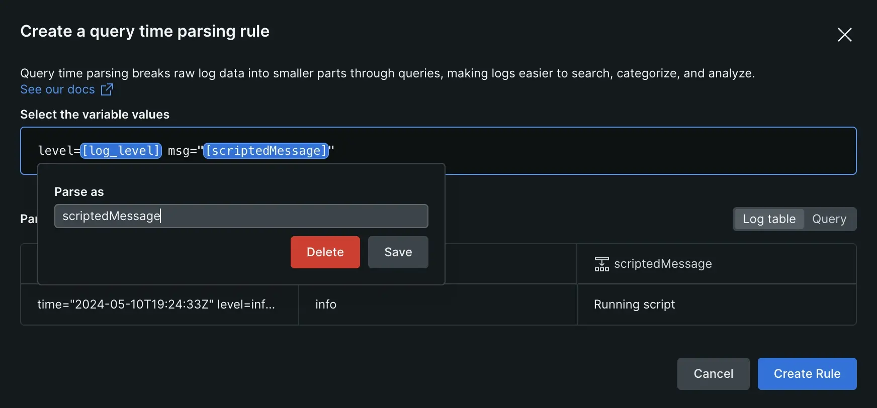 Screenshot showing where you can delete values Screenshot showing where you can delete values