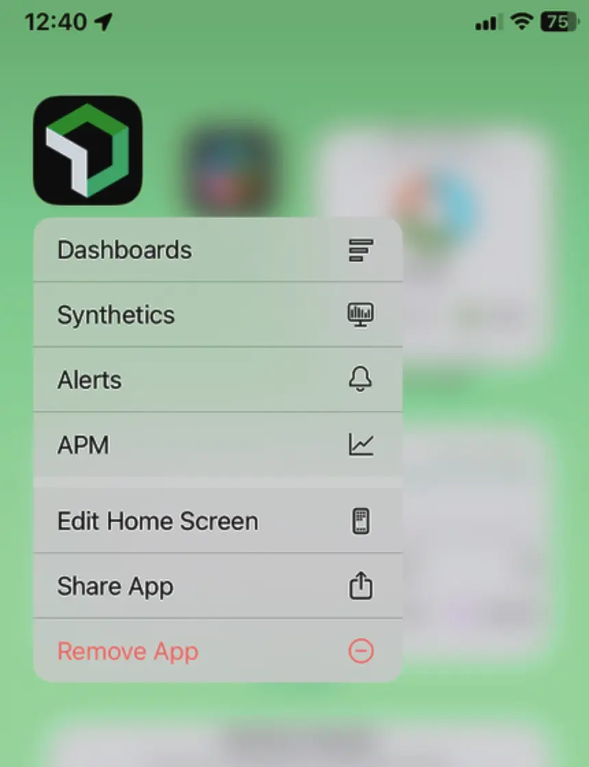 A screenshot of some favorites on the home screen. A screenshot of some favorites on the home screen.