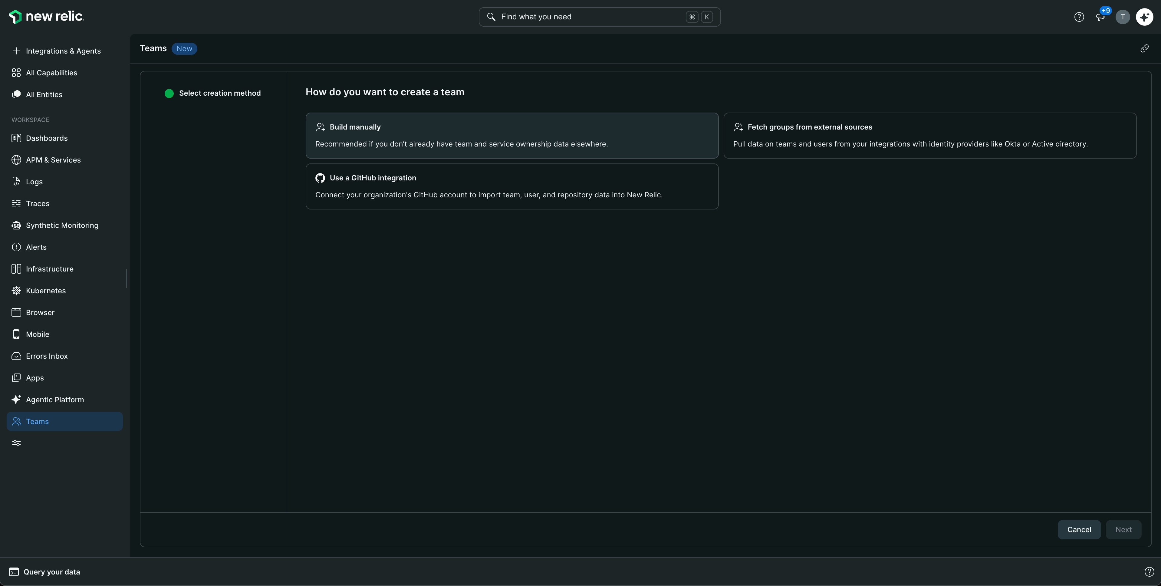 Screenshot showing how to start the manual process Screenshot showing how to start the manual process